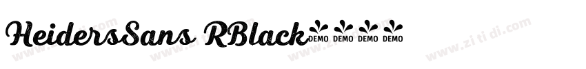 HeidersSans RBlack字体转换 HeidersSans RBlack字体转换